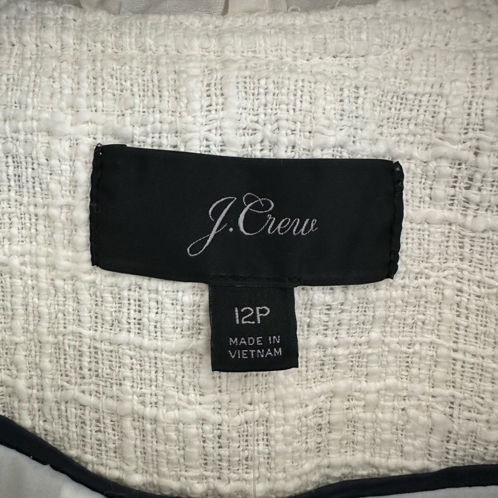 J. Crew Black and White Polka Dot Blazer - Picture 5 of 6